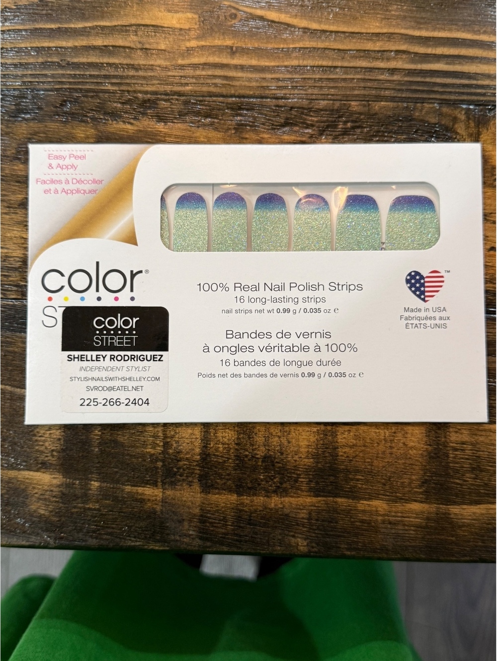 Color Street 100% Real Nail Polish Strips | Long Time No Sea Retired